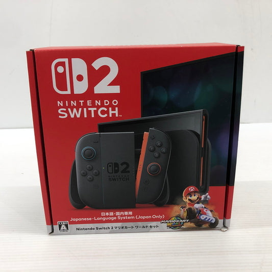 【中古美品】 Nintendo Switch 2 マリオカート ワールド セット ニンテンドースイッチ2 日本語・国内専用 本体 BEE-S-KB6PA 035-261006-ns-06-tei 万代Net店