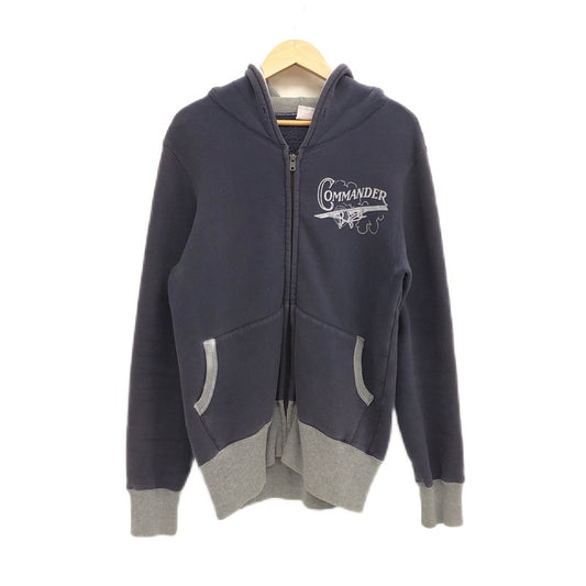 【ジャンク品】【メンズ】 JELADO ジェラード フルジップ パーカー スウェット 長袖 トップス 146-250707-hn-03-fur サイズ：38 カラー：バイオレット/グレー系 万代Net店