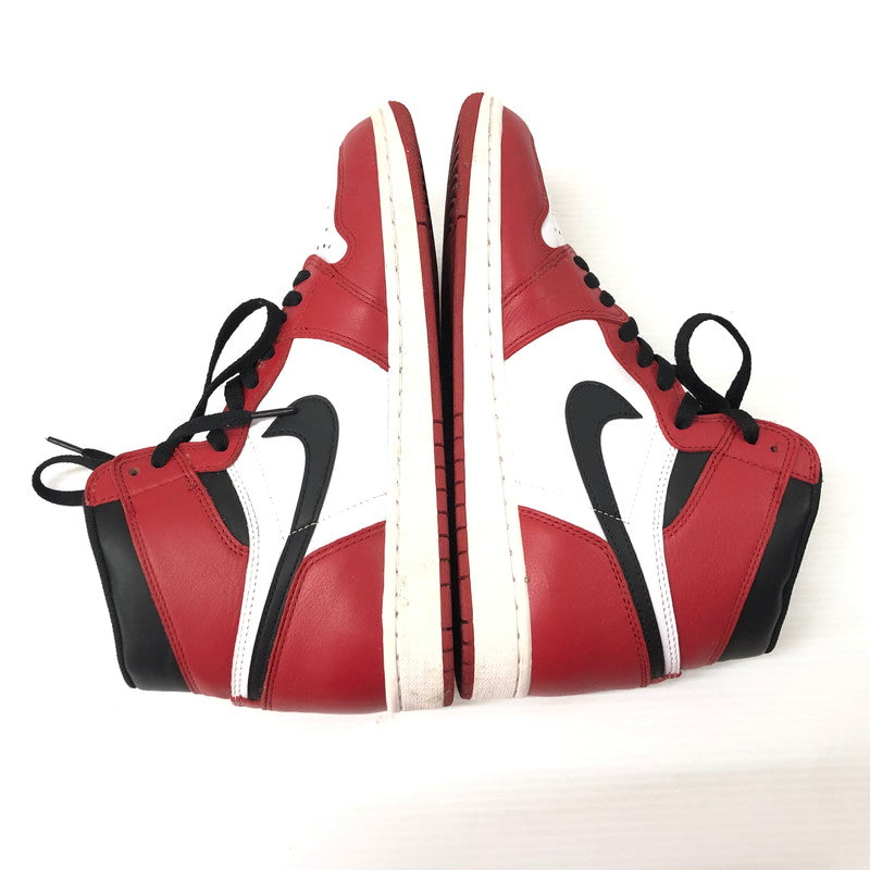 【中古品】【メンズ】 NIKE ナイキ 555088-101 AIR JORDAN 1 RETRO HIGH CHICAGO 2015 エアジョーダン1 レトロ ハイ シカゴ 160-240227-tk-1-tei サイズ：28.5cm カラー：レッド 万代Net店