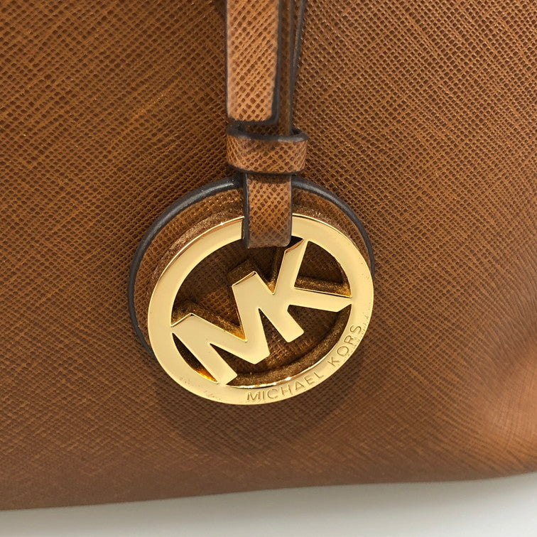 【中古品】【メンズ/レディース】 Michael Kors マイケルコース トートバッグ マイケルコース ブラウン 茶色 バッグ 188-260306-SY-02-iwa 万代Net店