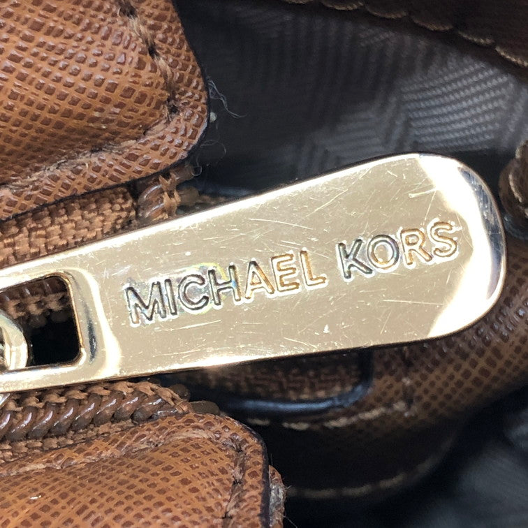 【中古品】【メンズ/レディース】 Michael Kors マイケルコース トートバッグ マイケルコース ブラウン 茶色 バッグ 188-260306-SY-02-iwa 万代Net店