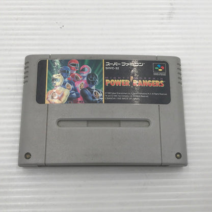 【現状渡し品】 バンダイ スーパーファミコンソフト マイティモーフィン パワーレンジャーズ SHVC-52 本体のみ 動作確認済 保管臭あり 023-260901-ti-09-tagh 万代Net店