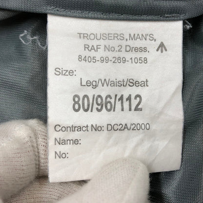 【中古品】【メンズ】 Royal Air Force イギリス空軍 RAF No.2 Dress 8405-99-269-1058 RAF No.2 ドレス トラウザーズ スラックス ミリタリー ボトムス 157-260318-hn-07-fur サイズ：80/96/112 カラー：ネイビー 万代Net店