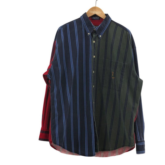 【中古品】【メンズ】 CHAPS RALPH LAUREN チャップス ラルフローレン 長袖シャツ カジュアルシャツ トップス 146-260318-hn-08-fur サイズ：L カラー：マルチカラー 万代Net店