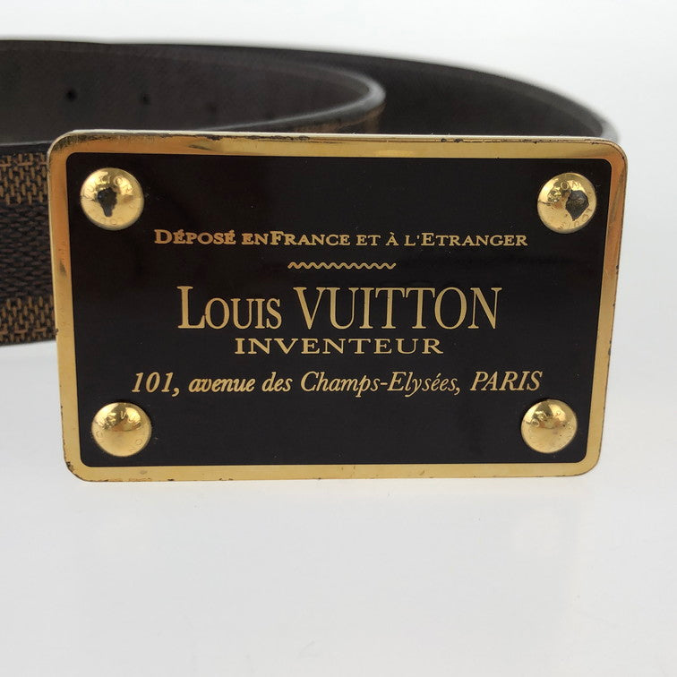 【中古品】LOUIS VUITTON ルイ・ヴィトン M9677V DAMIR TAIGA CEINTURE INVENTEUR REVERSIBLE BELT 183-250226-SY-12-iwa 万代Net店