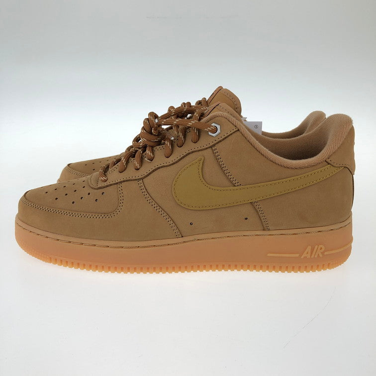 【中古美品】【メンズ】 NIKE ナイキ AIR FORCE 1 LOW ’07 WB FLAX WHEAT 160-250226-SY-12-iwa カラー：キャメル系 万代Net店