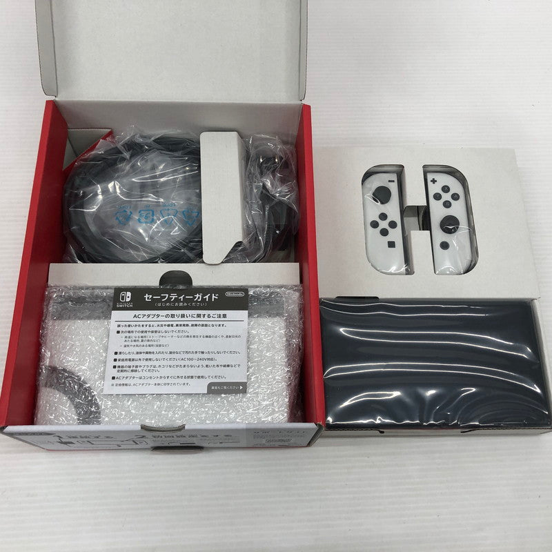 【未使用品】 Nintendo Switch 有機ELモデルJoy-Con(L)/(R) ホワイト HEG-S-KAAAA 034-261007-ns-04-tei 万代Net店