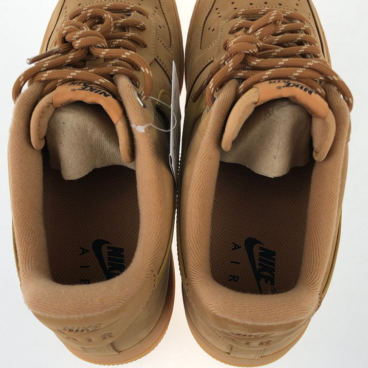 【中古美品】【メンズ】 NIKE ナイキ AIR FORCE 1 LOW ’07 WB FLAX WHEAT 160-250226-SY-12-iwa カラー：キャメル系 万代Net店