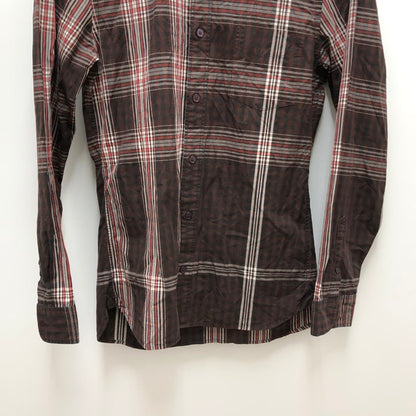 【中古品】【メンズ】 BURBERRY バーバリー BURBERRY LONDON 長袖 チェックシャツ (fuz) 141-250326-SU-08-tom サイズ：S 万代Net店