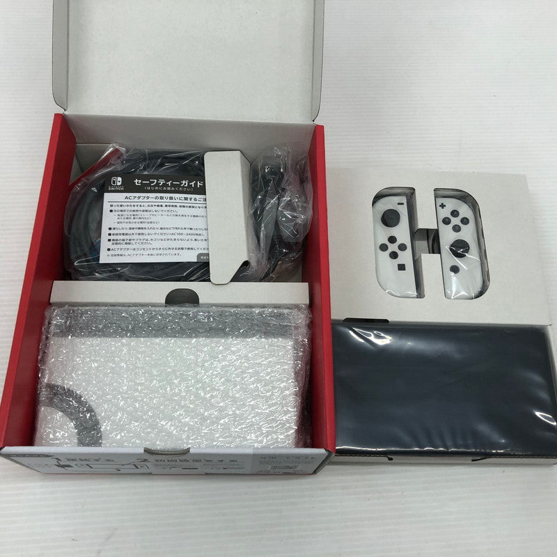 【未使用品】 Nintendo Switch 有機ELモデルJoy-Con(L)/(R) ホワイト HEG-S-KAAAA 034-261007-ns-05-tei 万代Net店