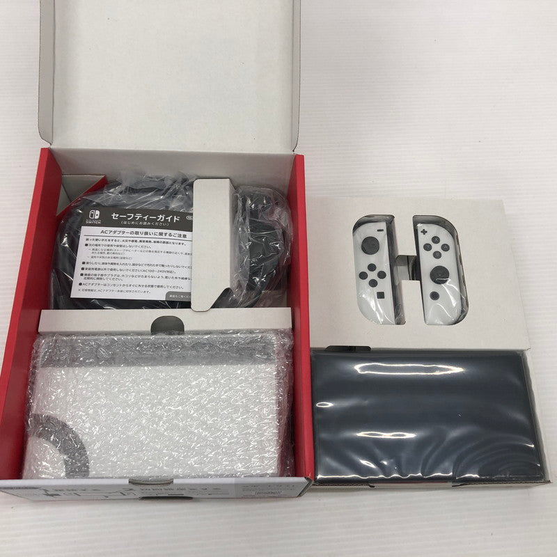 【未使用品】 Nintendo Switch 有機ELモデルJoy-Con(L)/(R) ホワイト HEG-S-KAAAA 034-261007-ns-06-tei 万代Net店