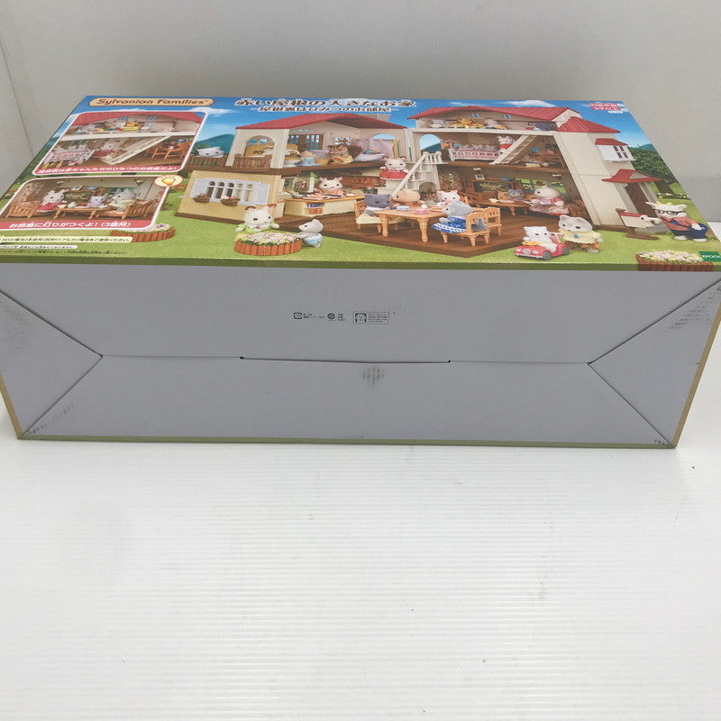 【中古美品】 エポック社 シルバニアファミリー 赤い屋根の大きなお家 -屋根裏はひみつのお部屋- ハ-51 未開封 箱イタミあり 040-260903-ti-01-tag 万代Net店