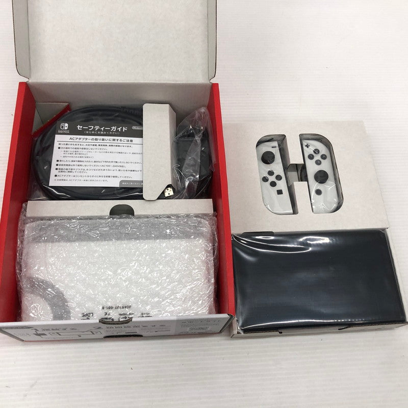 【未使用品】 Nintendo Switch 有機ELモデルJoy-Con(L)/(R) ホワイト HEG-S-KAAAA 034-261007-ns-07-tei 万代Net店