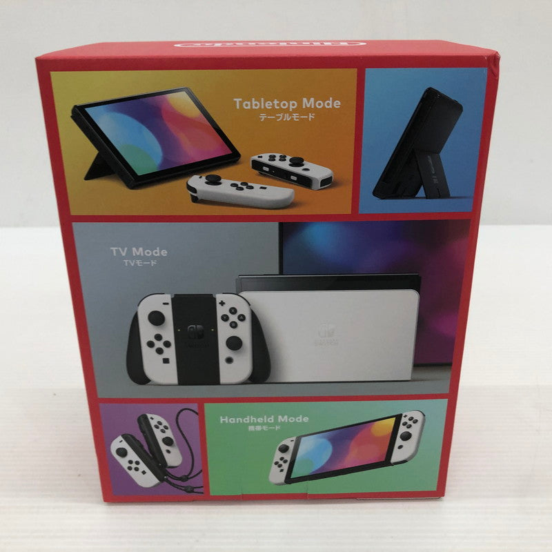 【未使用品】 Nintendo Switch 有機ELモデルJoy-Con(L)/(R) ホワイト HEG-S-KAAAA 034-261007-ns-10-tei 万代Net店