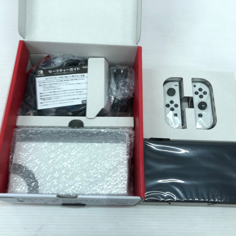 【未使用品】 Nintendo Switch 有機ELモデルJoy-Con(L)/(R) ホワイト HEG-S-KAAAA 034-261007-ns-10-tei 万代Net店