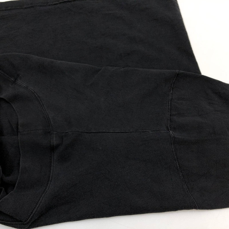 【現状渡し品】【メンズ】 HANES ヘインズ SIGNATURE COLLECTION OLYMPIC L/S TEE シグネチャーコレクション オリンピック 長袖Tシャツ トップス 146-260321-hn-01-fur サイズ：XL カラー：ブラック 万代Net店