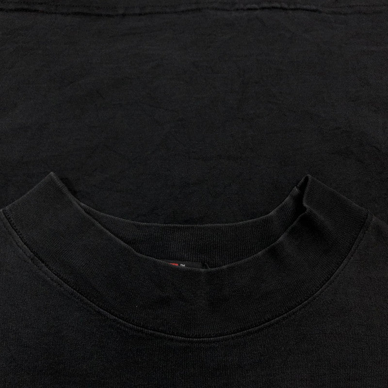 【現状渡し品】【メンズ】 HANES ヘインズ SIGNATURE COLLECTION OLYMPIC L/S TEE シグネチャーコレクション オリンピック 長袖Tシャツ トップス 146-260321-hn-01-fur サイズ：XL カラー：ブラック 万代Net店