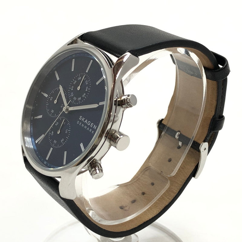 【現状渡し品】【メンズ】 SKAGEN スカーゲン SKW6606 アナログ 腕時計 198-251016-hn-03-fur カラー：ネイビー/ブラック系 万代Net店