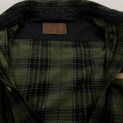 【現状渡し品】【メンズ】 Outback Trading Co. アウトバックトレーディング フリース 長袖シャツ トップス 146-260321-hn-02-fur サイズ：XL カラー：グリーン/ブラック系 万代Net店