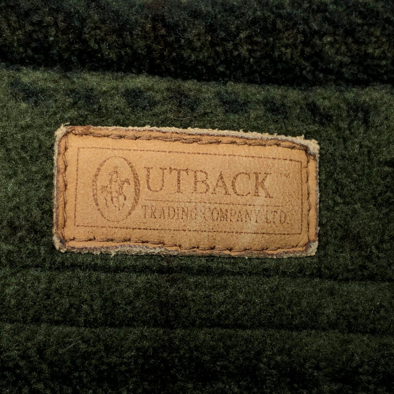 【現状渡し品】【メンズ】 Outback Trading Co. アウトバックトレーディング フリース 長袖シャツ トップス 146-260321-hn-02-fur サイズ：XL カラー：グリーン/ブラック系 万代Net店