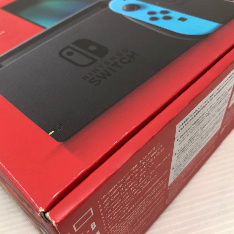 【未使用品】 Nintendo Switch 2022年モデル Joy-Con(L) ネオンブルー/(R) ネオンレッド HAD-S-KABAH 034-261007-ns-13-tei 万代Net店
