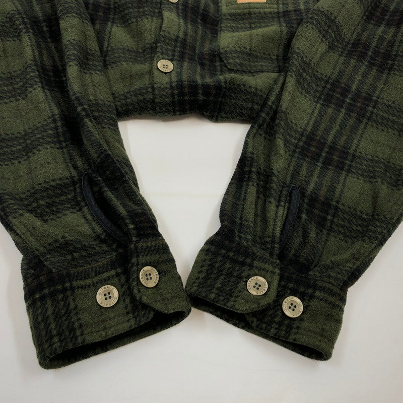 【現状渡し品】【メンズ】 Outback Trading Co. アウトバックトレーディング フリース 長袖シャツ トップス 146-260321-hn-02-fur サイズ：XL カラー：グリーン/ブラック系 万代Net店