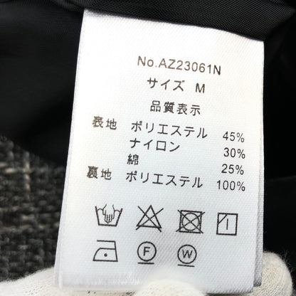 【現状渡し品】【メンズ】 NILWAY ニルウェイ AZ23061N オーバーサイズ ツイードフリンジテーラードジャケット アウター 147-251016-hn-04-fur サイズ：M カラー：グレー系 万代Net店