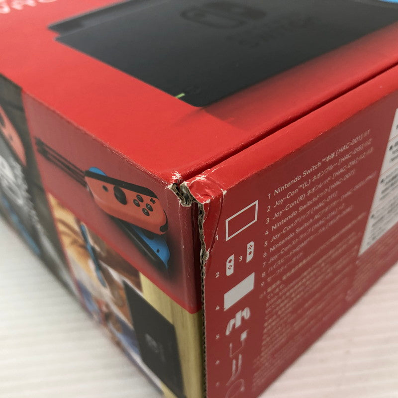 【未使用品】 Nintendo Switch 2022年モデル Joy-Con(L) ネオンブルー/(R) ネオンレッド HAD-S-KABAH 034-261007-ns-14-tei 万代Net店