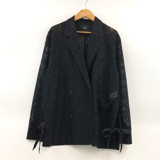 【中古品】【メンズ/レディース】 HARE ハレ HA030006ST フラワーレースジャケット アウター 147-251016-hn-05-fur サイズ：F カラー：ブラック 万代Net店