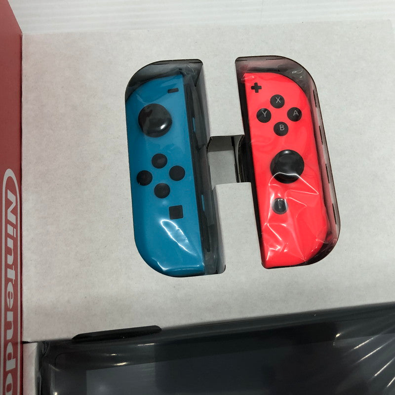 【未使用品】 Nintendo Switch 2022年モデル Joy-Con(L) ネオンブルー/(R) ネオンレッド HAD-S-KABAH 034-261007-ns-14-tei 万代Net店