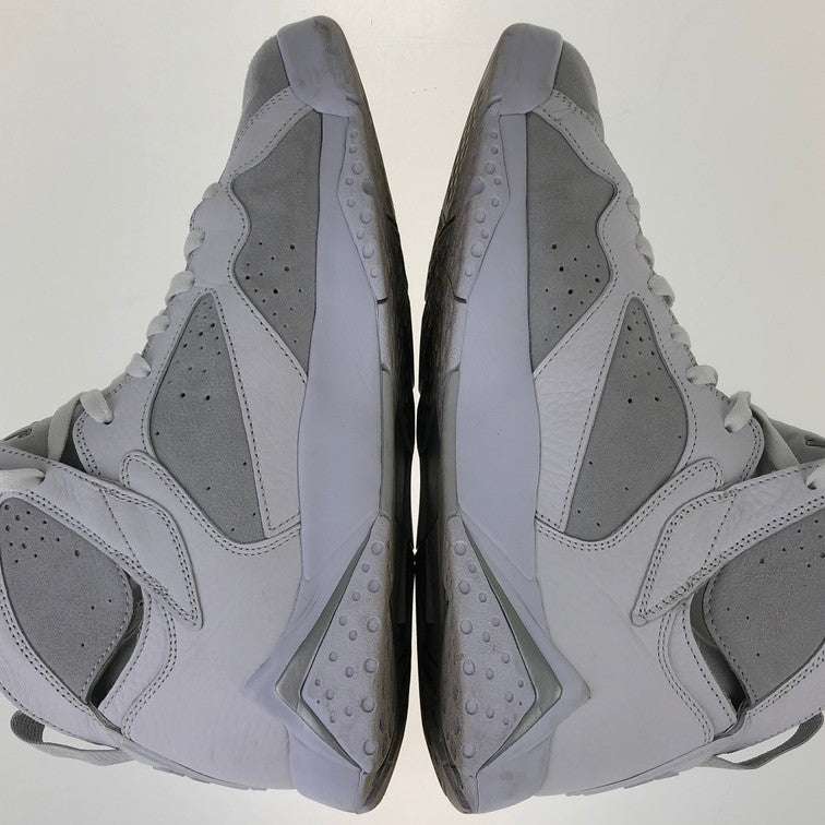 【中古品】【メンズ】 NIKE ナイキ 304775-120 AIR JORDAN 7 RETRO PURE PLATINUM 160-250227-SY-08-iwa サイズ：29.0 カラー：WHITE 万代Net店