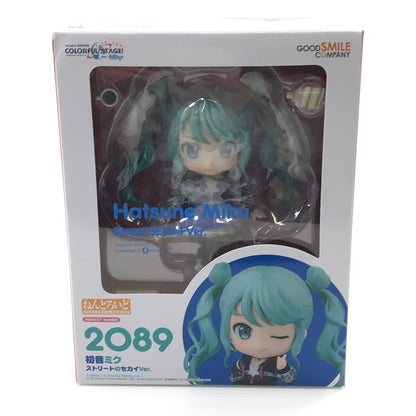 【中古美品】 ねんどろいど 初音ミク ストリートのセカイver. 053-260305-yk-09-tag 万代Net店