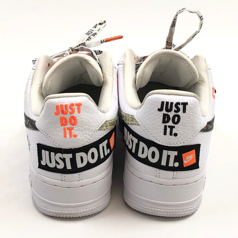 【中古品】【メンズ】 NIKE ナイキ Air Force 1 Low '07 PRM "Just Do It" AR7719-100 エアフォース1 ロー '07 プレミアム ジャスト・ドゥ・イット スニーカー シューズ 靴 160-260321-hn-04-fur サイズ：26.0cm US8 カラー：ホワイト系 万代Net店