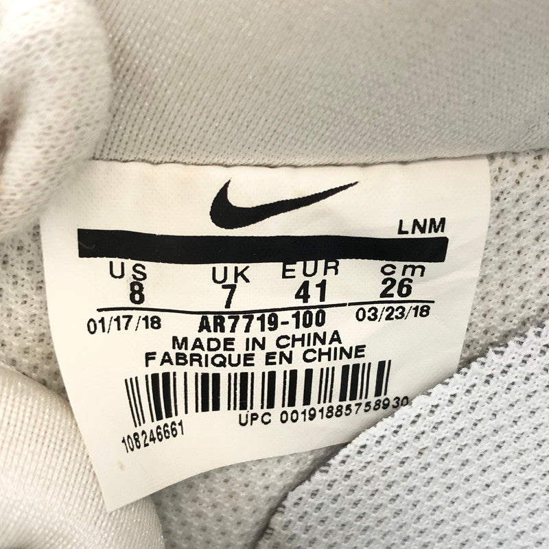 【中古品】【メンズ】 NIKE ナイキ Air Force 1 Low '07 PRM "Just Do It" AR7719-100 エアフォース1 ロー '07 プレミアム ジャスト・ドゥ・イット スニーカー シューズ 靴 160-260321-hn-04-fur サイズ：26.0cm US8 カラー：ホワイト系 万代Net店