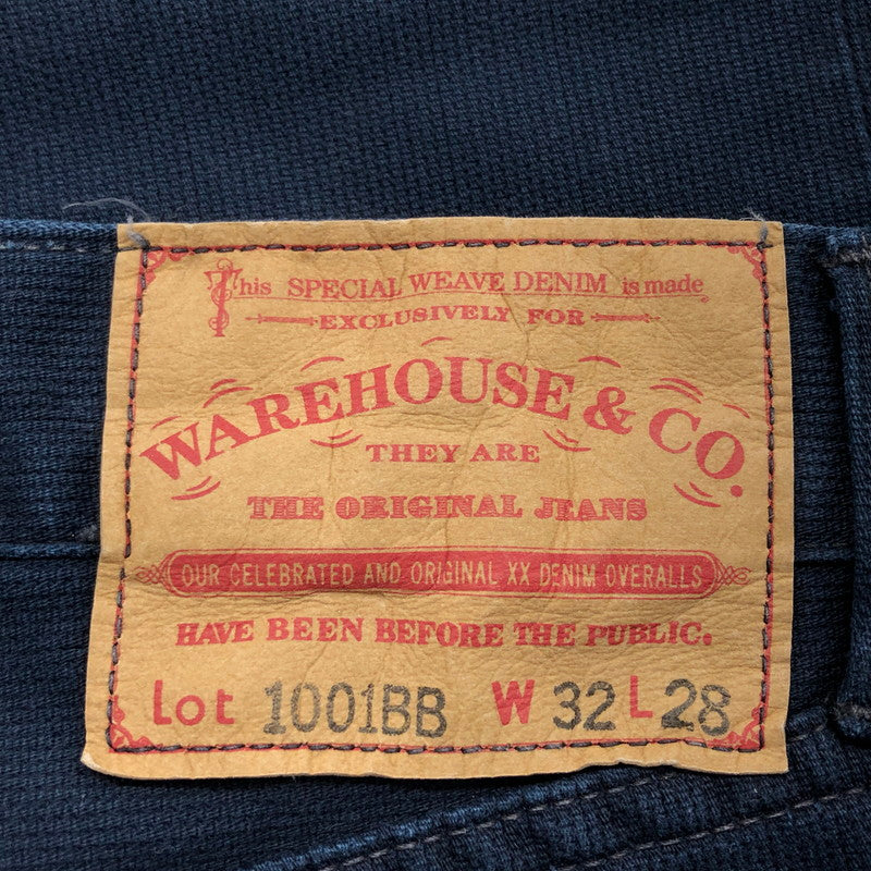 【中古品】【メンズ】 WAREHOUSE ウエアハウス 1001BB Begin別注 ピケパンツ ボトムス 156-250311-hn-04-fur サイズ：W32 L38 カラー：ネイビー 万代Net店