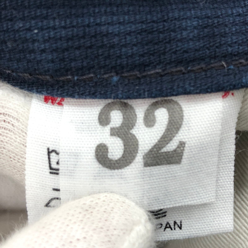 【中古品】【メンズ】 WAREHOUSE ウエアハウス 1001BB Begin別注 ピケパンツ ボトムス 156-250311-hn-04-fur サイズ：W32 L38 カラー：ネイビー 万代Net店