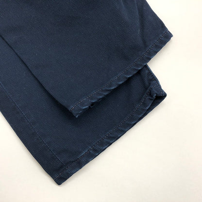 【中古品】【メンズ】 WAREHOUSE ウエアハウス 1001BB Begin別注 ピケパンツ ボトムス 156-250311-hn-04-fur サイズ：W32 L38 カラー：ネイビー 万代Net店