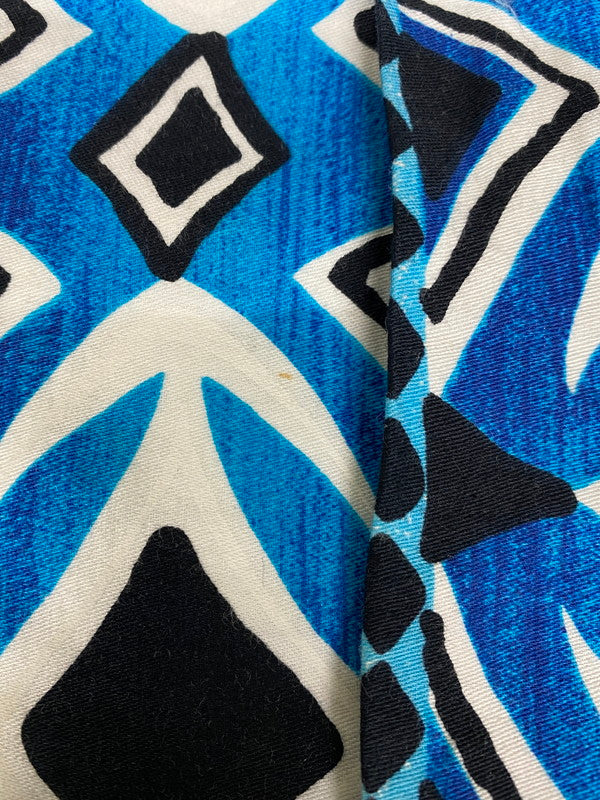 【中古品】【メンズ】 HUKILAU FASHIONS 70's ALOHA SHIRT アロハシャツ 半袖シャツ トップス 146-250501-yn-04-min サイズ：M カラー：ブルー系 万代Net店