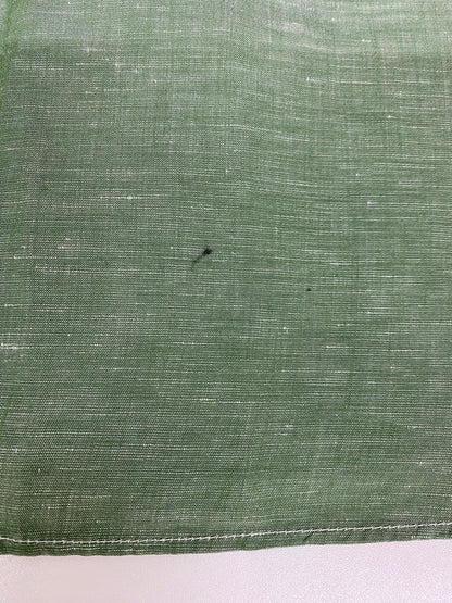 【中古品】【メンズ】 VISVIM ビズビム COTTON LINEN S/S SHIRT 0113305011005 コットン リネン ショートスリーブシャツ 半袖シャツ トップス 140-250501-yn-07-min サイズ：2 カラー：ライトグリーン 万代Net店