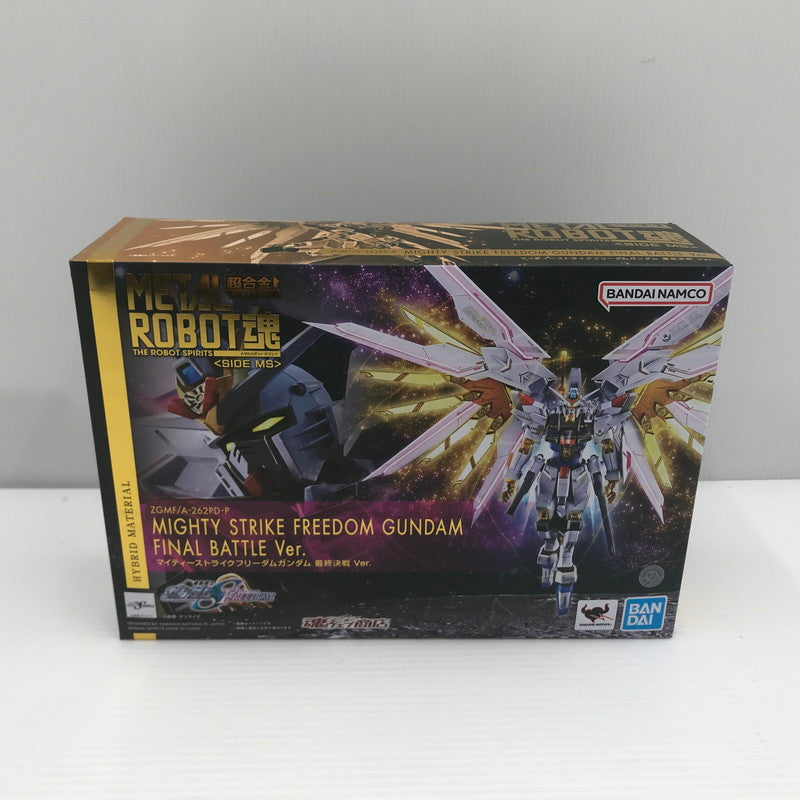 【中古品】 METAL ROBOT魂 <SIDE MS> 機動戦士ガンダムSEED FREEDOM マイティーストライクフリーダムガンダム 最終決戦 Ver. 開封済み 箱イタミあり 056-260903-ti-10-tagh 万代Net店