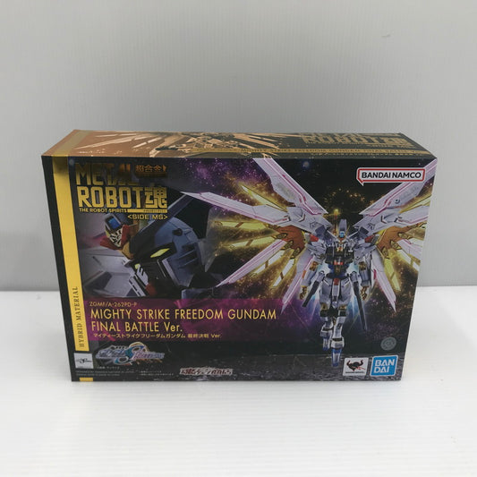 【中古品】 METAL ROBOT魂 <SIDE MS> 機動戦士ガンダムSEED FREEDOM マイティーストライクフリーダムガンダム 最終決戦 Ver. 開封済み 箱イタミあり 056-260903-ti-10-tagh 万代Net店