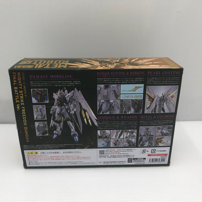 【中古品】 METAL ROBOT魂 <SIDE MS> 機動戦士ガンダムSEED FREEDOM マイティーストライクフリーダムガンダム 最終決戦 Ver. 開封済み 箱イタミあり 056-260903-ti-10-tagh 万代Net店