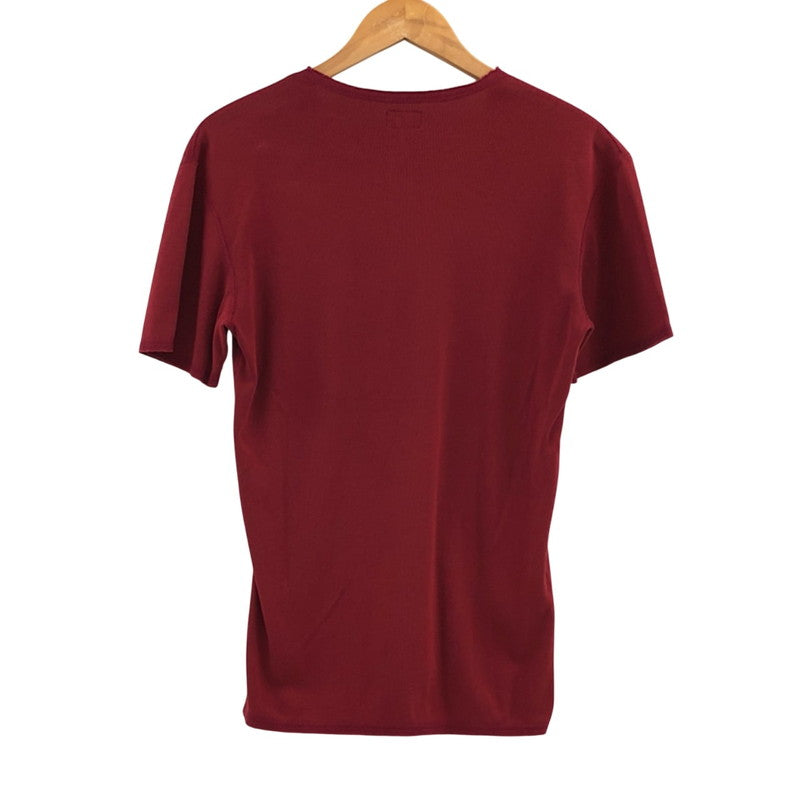 【中古品】【メンズ】 R.J.B アールジェイビー 半袖Tシャツ トップス 145-260105-hn-05-fur サイズ：38 カラー：ワイン 万代Net店