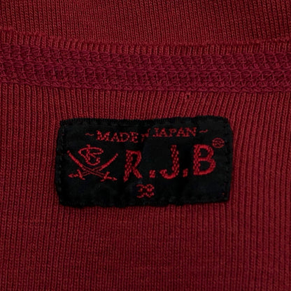 【中古品】【メンズ】 R.J.B アールジェイビー 半袖Tシャツ トップス 145-260105-hn-05-fur サイズ：38 カラー：ワイン 万代Net店