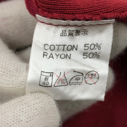 【中古品】【メンズ】 R.J.B アールジェイビー 半袖Tシャツ トップス 145-260105-hn-05-fur サイズ：38 カラー：ワイン 万代Net店