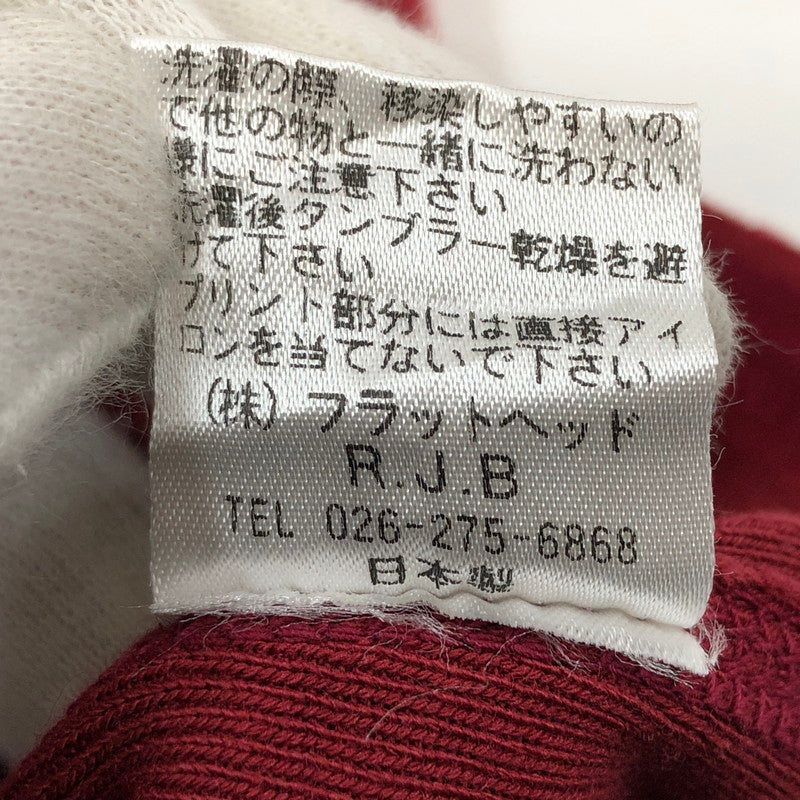 【中古品】【メンズ】 R.J.B アールジェイビー 半袖Tシャツ トップス 145-260105-hn-05-fur サイズ：38 カラー：ワイン 万代Net店
