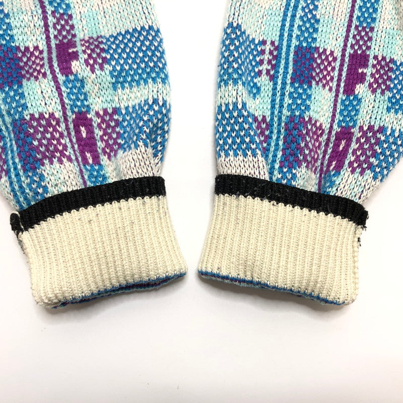 【現状渡し品】【メンズ】 FUCKING AWESOME ファッキング オーサム マルチカラーチェックカーディガン ニット 長袖 トップス 142-251018-hn-01-fur サイズ：M カラー：マルチカラー 万代Net店