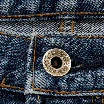 【現状渡し品】【メンズ】 BLUEWAY ブルーウェイ 8968 デニムパンツ ボトムス 156-250312-hn-04-fur サイズ：32 カラー：インディゴ 万代Net店