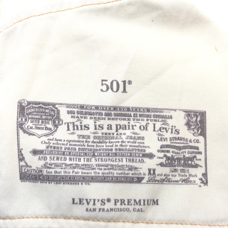 【中古品】【メンズ】 LEVI'S リーバイス BUTTON FLY BEAMS LIMITED EDITION 501 DENIM PANTS 00501-3600 ボタンフライ ビームス リミテッド エディション デニムパンツ 158-260902-hn-03-fur サイズ：38×30 カラー：ブルー系 万代Net店