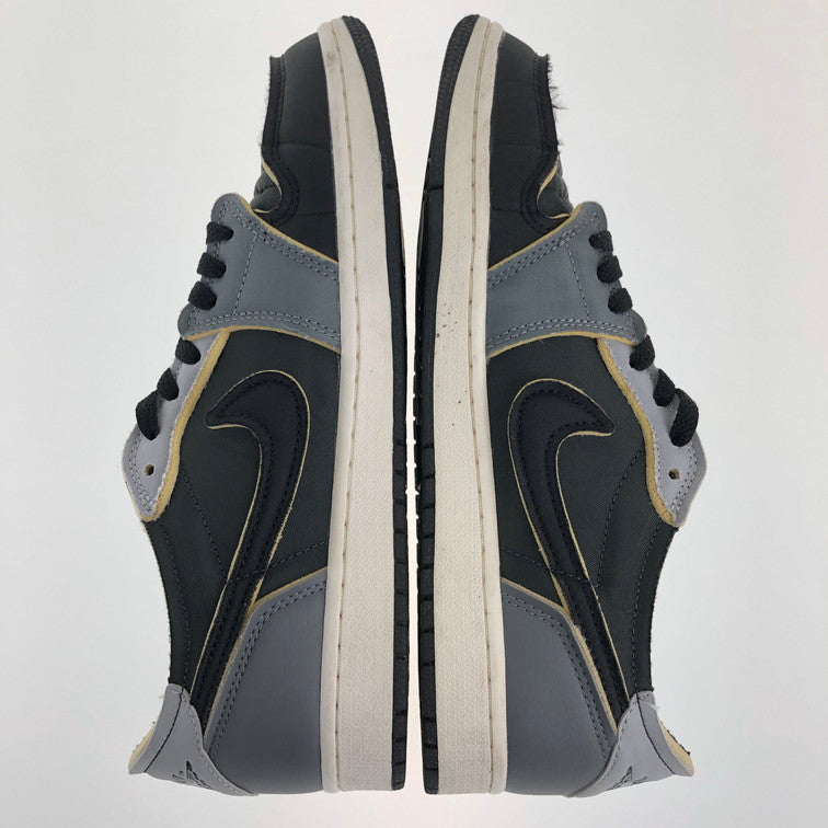 【中古品】【メンズ】 NIKE ナイキ DV0982-006/AIR JORDAN 1 RETRO LOW OG EX BLACK/FIRE RED-DK SMOKE GREY 160-250303-NS-3-iwa サイズ：28 カラー：グレー ブラック 万代Net店